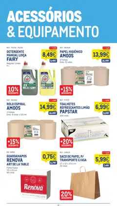 Pré-visualização Makro folheto válido de 02.01.2026 | Página: 17 | Produtos: Papel higiénico, Guardanapos, Detergente