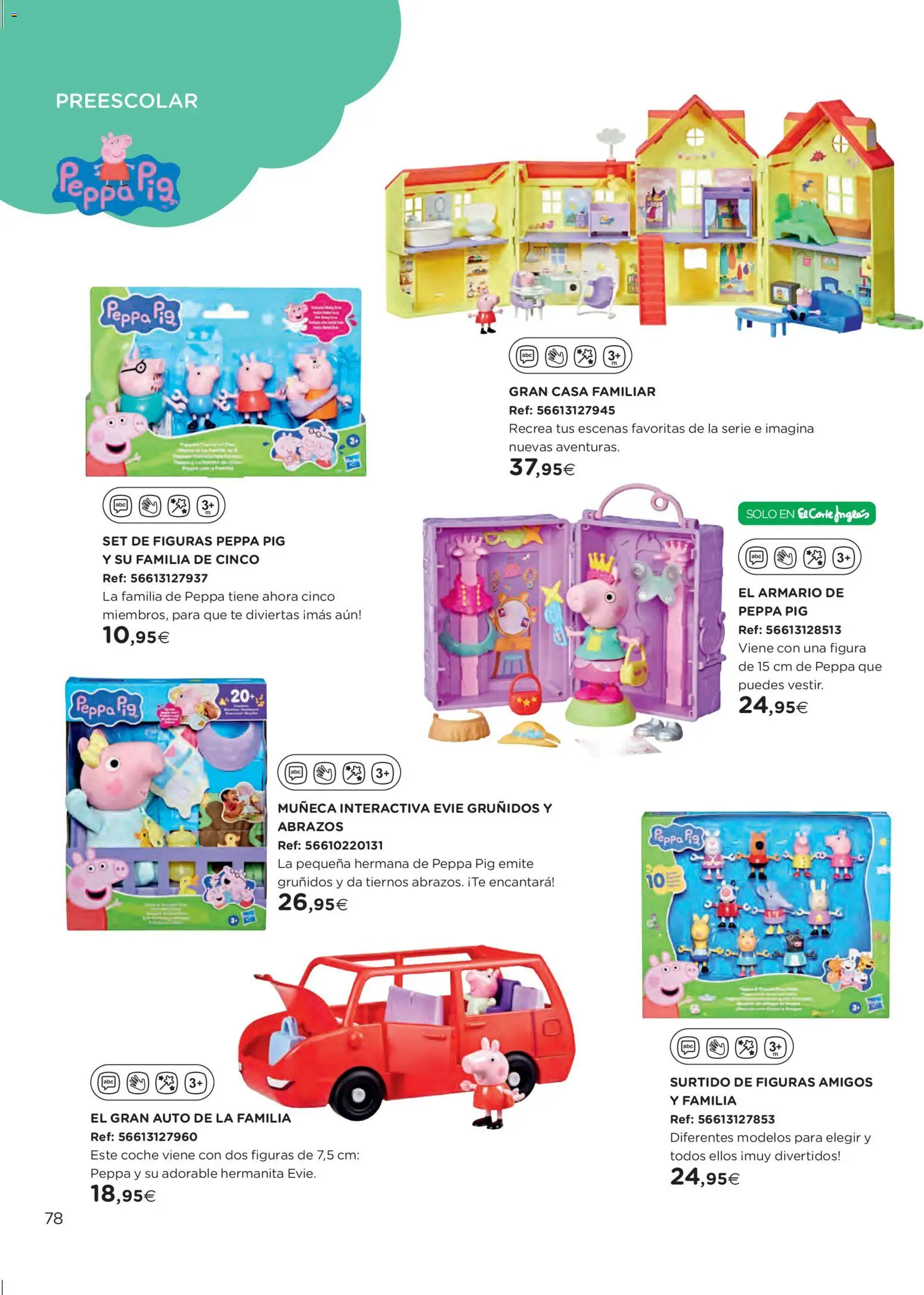 El Corte Inglés ofertas │ válido desde el 27.10.2025 | Página: 78 | Productos: Té, Muñeca, Armario