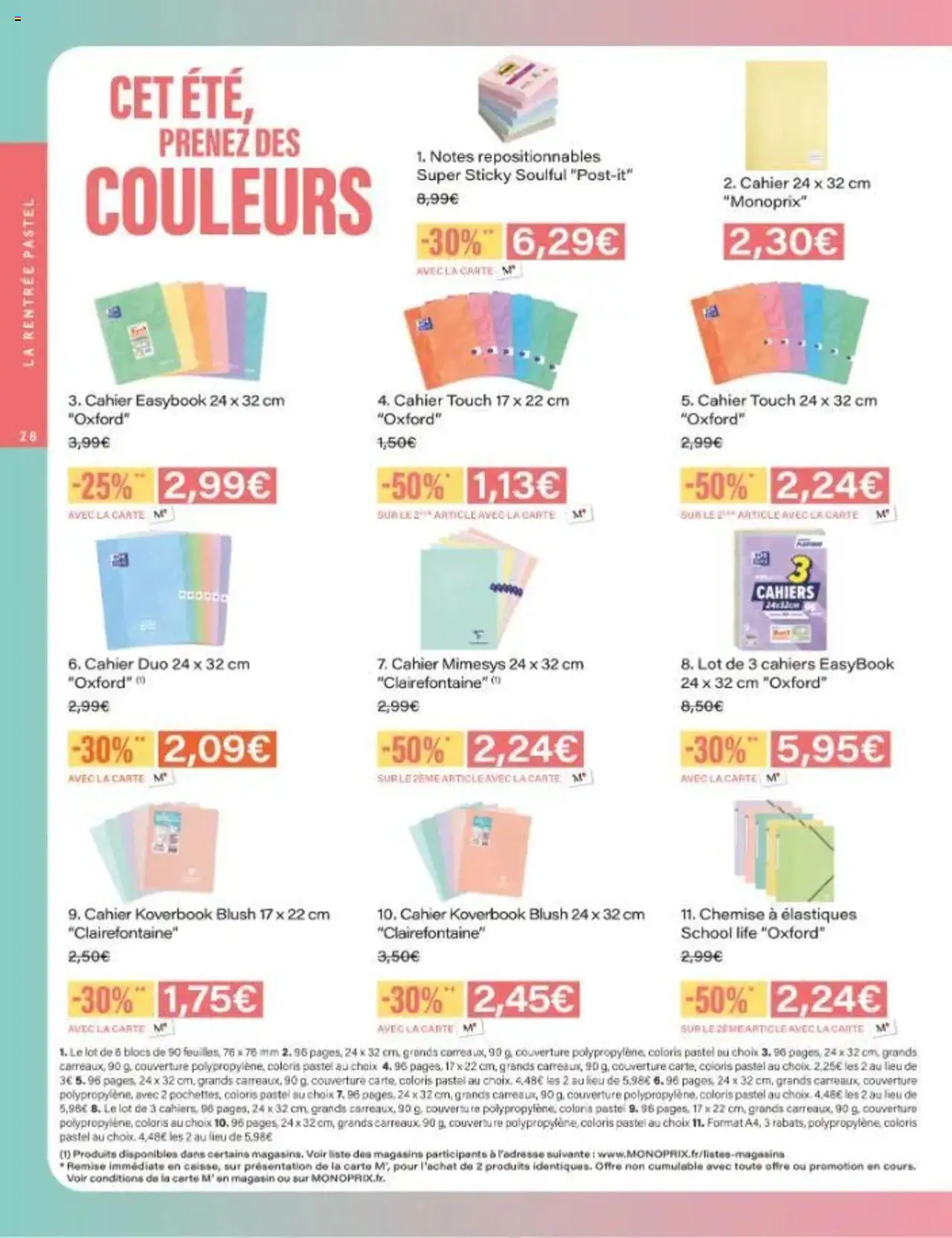  | Page: 28 | Produits: Blush, Couverture, Chemise, Élastiques
