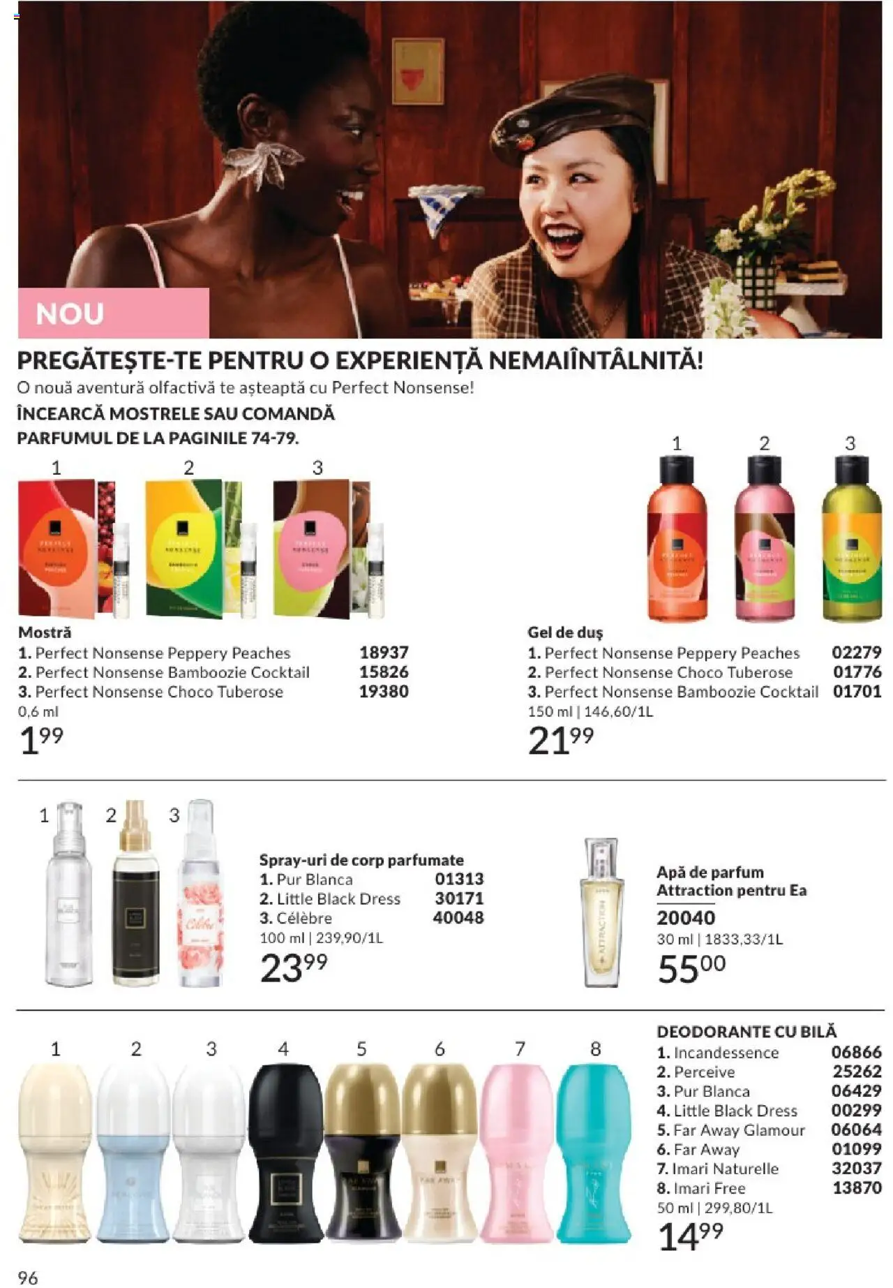 Catalog Avon - 06 2025 – valabil de la 01.06.2025 | Pagină: 96 | Produse: Parfum, Gel de duș, Cocktail, Apă