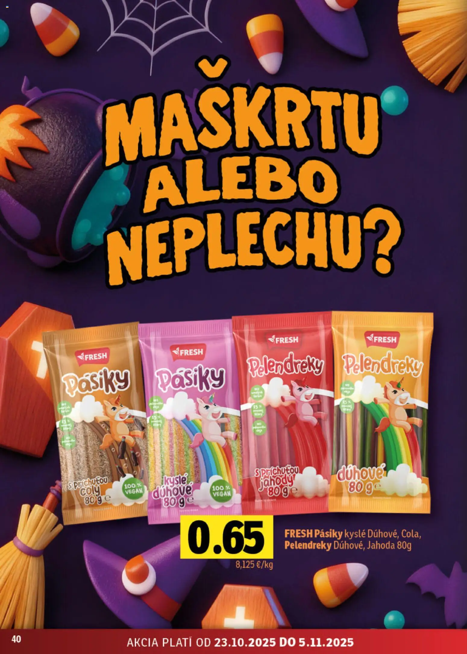 Nové Fresh akcie – leták je platný od 23.10.2025 | Strana: 40 | Produkty: Jahody