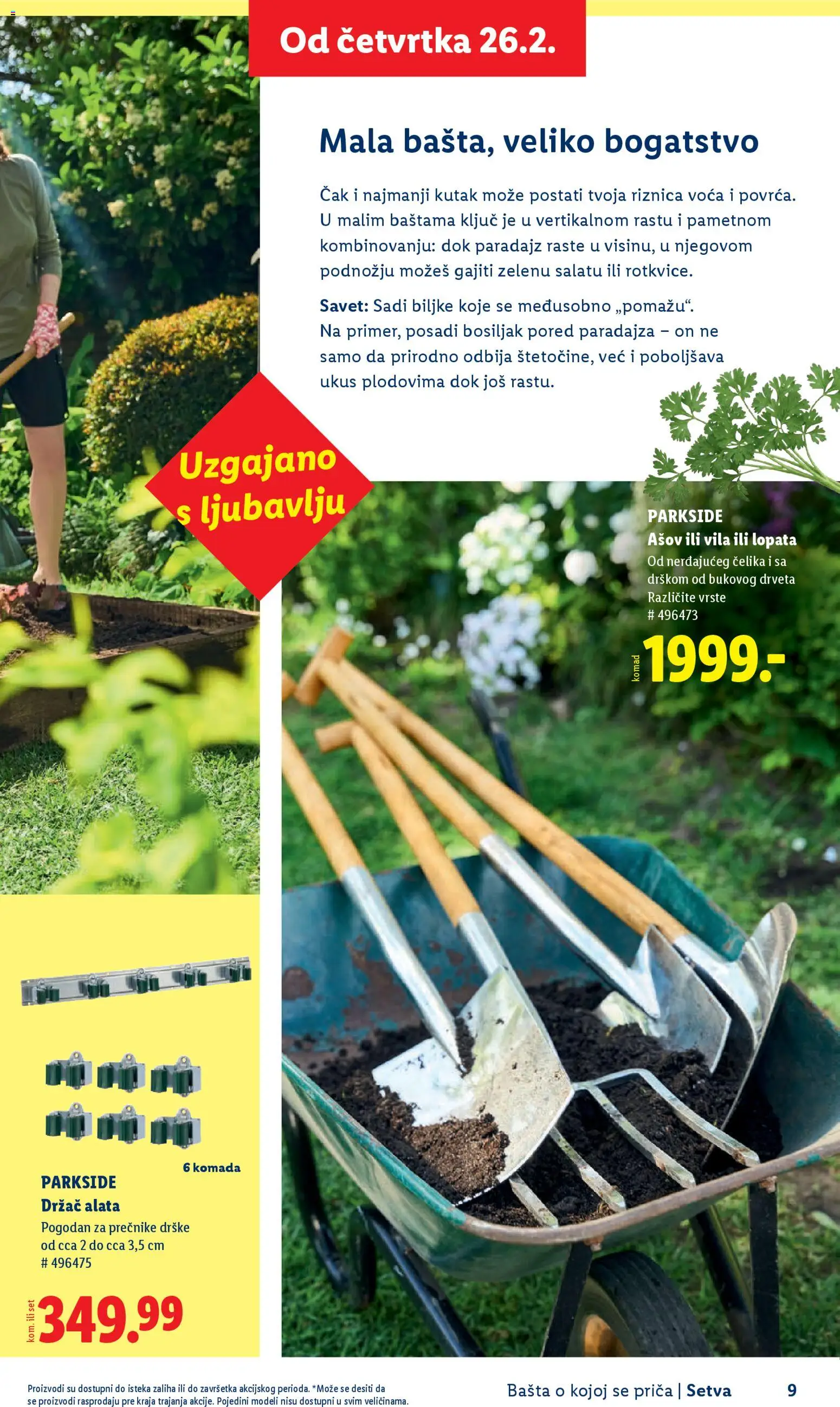 Lidl katalog - važi od 26.02.2026 | Strana: 9 | Proizvode: Parkside, Paradajz