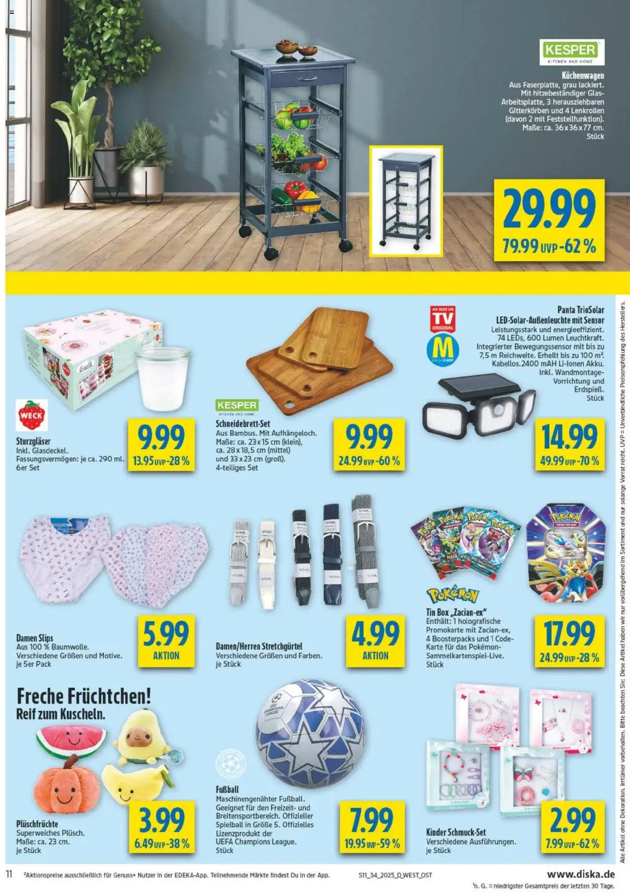 Diska - diska Angebote Sachsen-Thüringen KW34 - gültig ab dem 18.08.2025 | Seite: 11 | Produkte: Box, Fußball