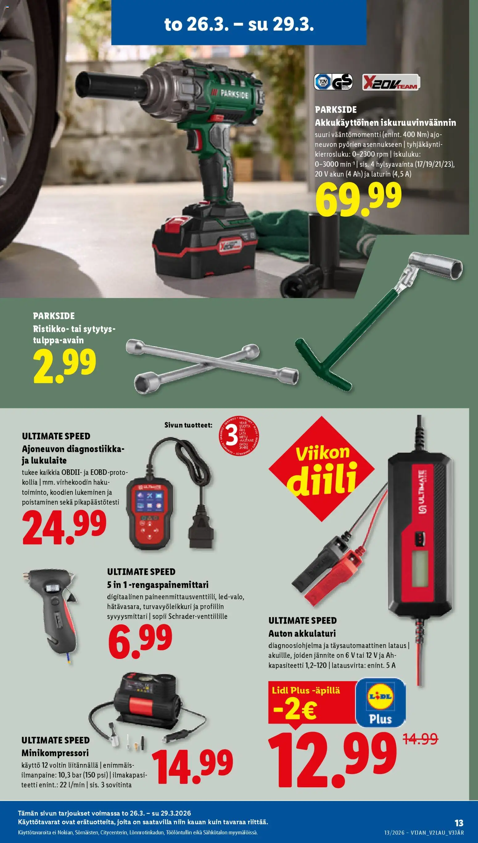 Lidl tarjoukset - Tampere – voimassa 26.03.2026 alkaen | Sivu: 17