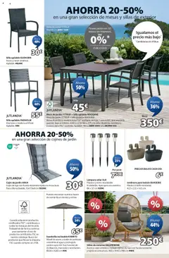 JYSK - Summer Sale │ válido desde el 17.07.2025 | Página: 5 | Productos: Silla apilable, Jardinera, Sombrilla, Funda
