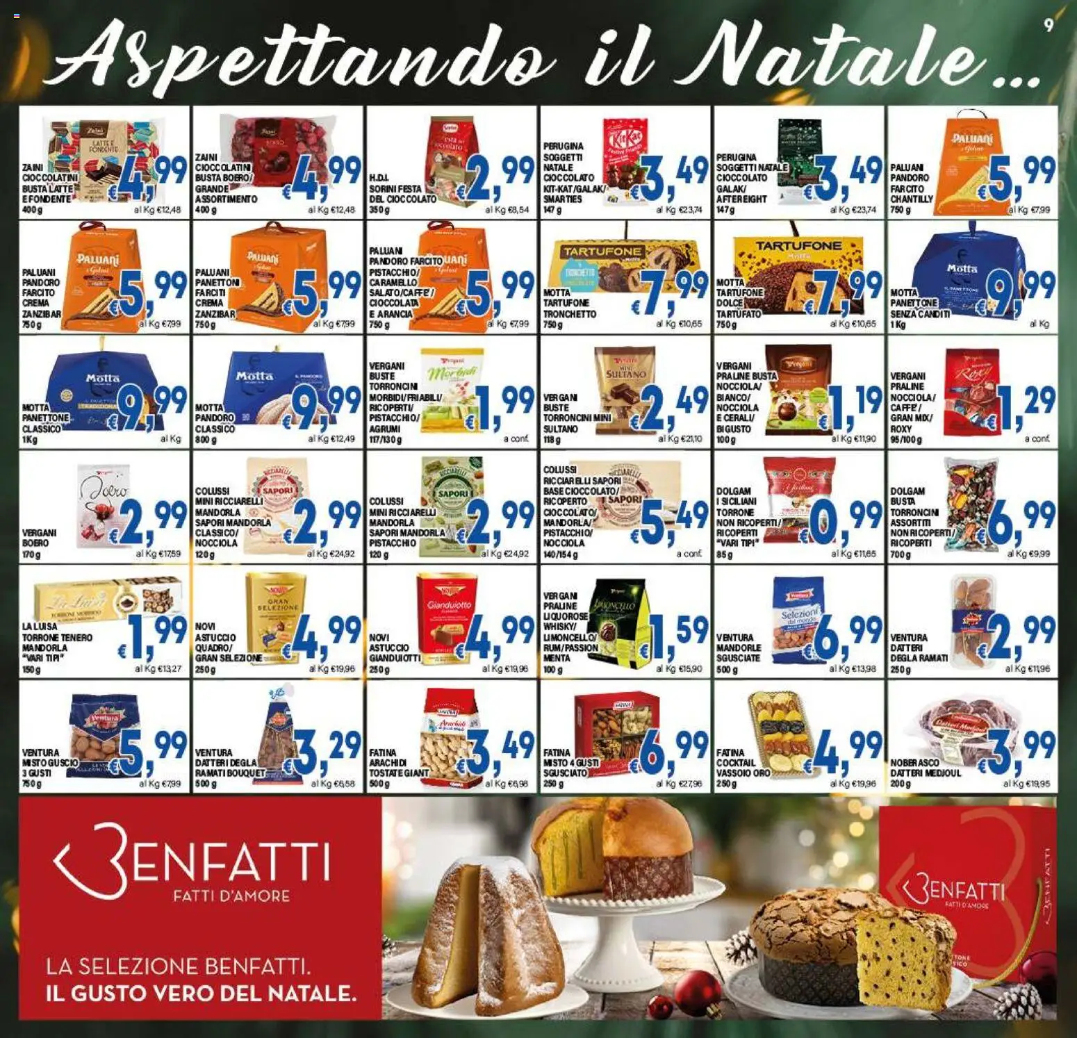 Volantino DEM del 27.11.2025 | Pagina: 9 | Prodotti: Cioccolato, Arachidi, Torroncini, Menta