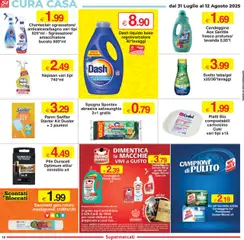Volantino Sì con Te del 31.07.2025 | Pagina: 18 | Prodotti: Spugna, Pile, Candeggina, Freezer
