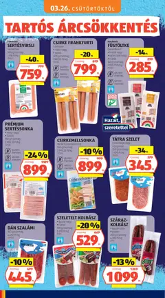 DÁN SZALÁMI, 100 g/csomag - amely érvényes a következő dátumtól: 26.03.2026 | Oldal: 6