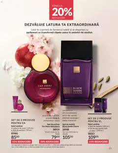 Ofertele Avon valabile de la 01.02.2026 | Pagină: 27 | Produse: Apă de parfum, Duș, Apă de toaletă, Gel de duș