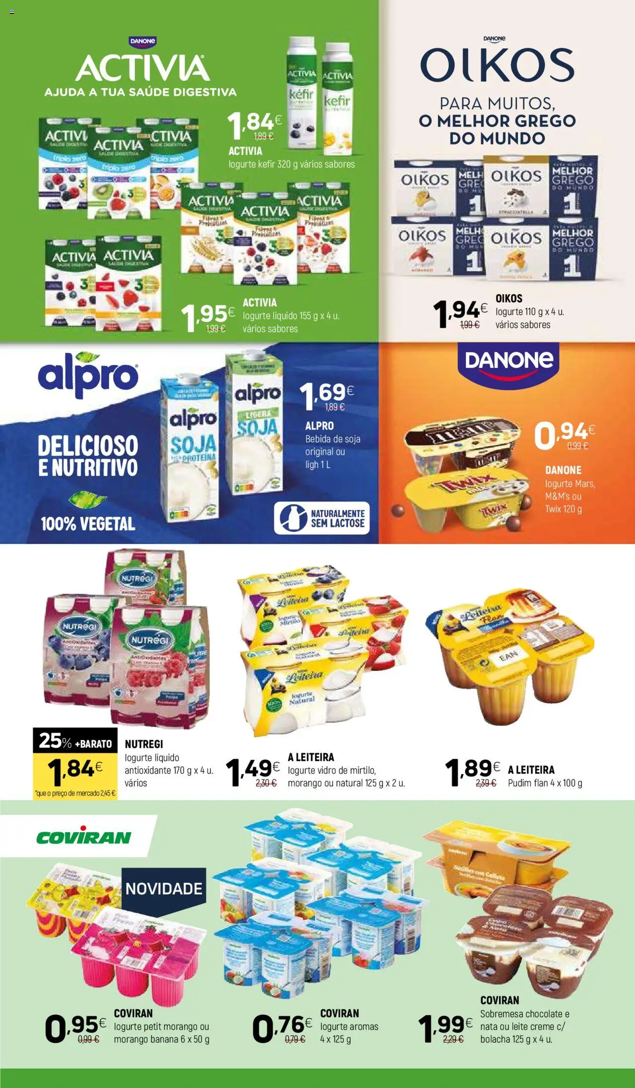Coviran folheto │ válido de 03.06.2025 | Página: 4 | Produtos: Pudim, Nata, Creme, Bebida
