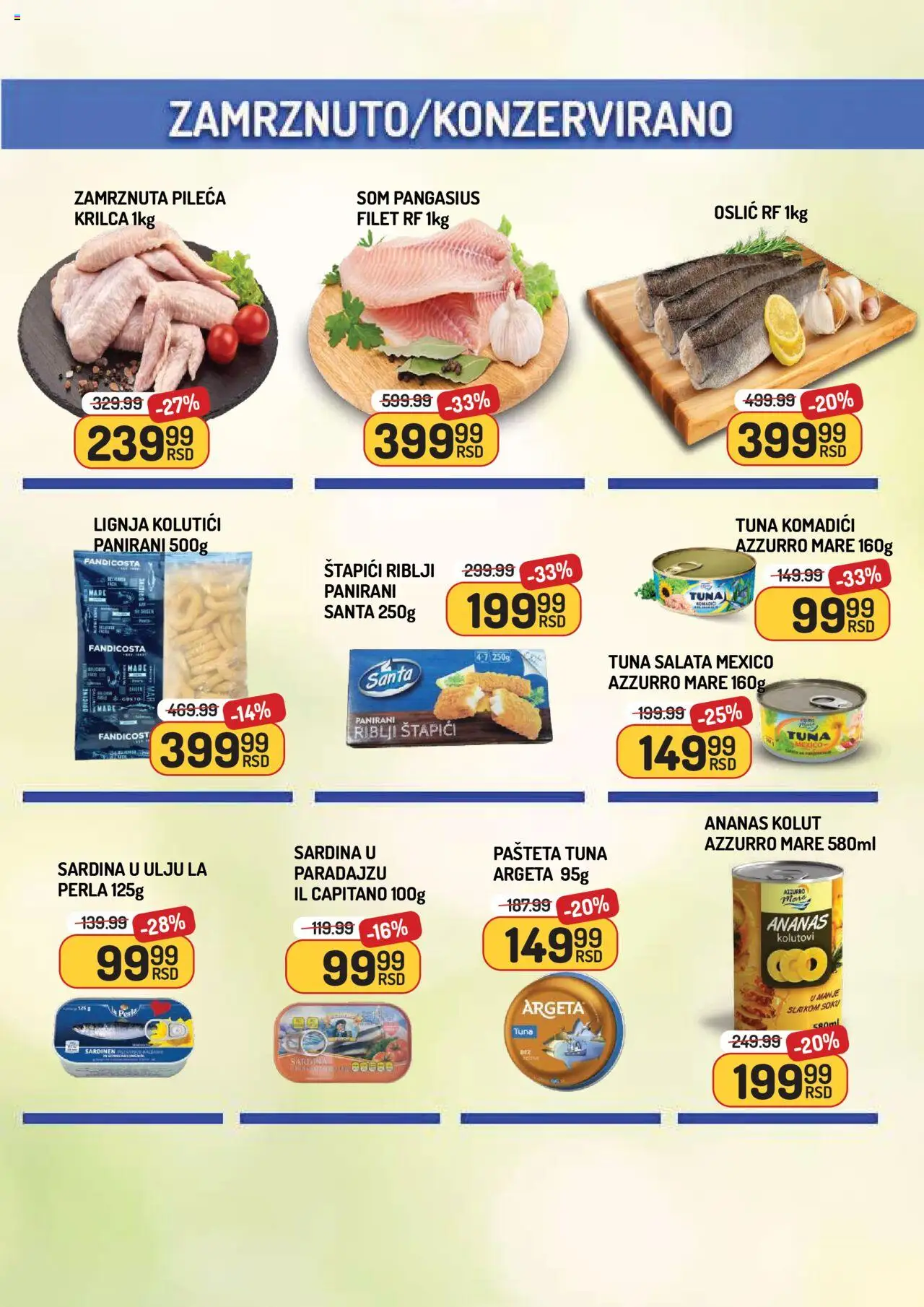 Aman katalog - važi od 22.08.2025 | Strana: 3 | Proizvode: Ananas, Oslić, Pašteta, Sardina