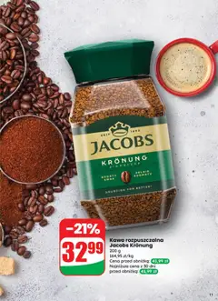 Dino Gazetka od 30.07.2025 | Strona: 11 | Produkty: Kawa rozpuszczalna, Kawa rozpuszczalna Jacobs Kronung, Kawa