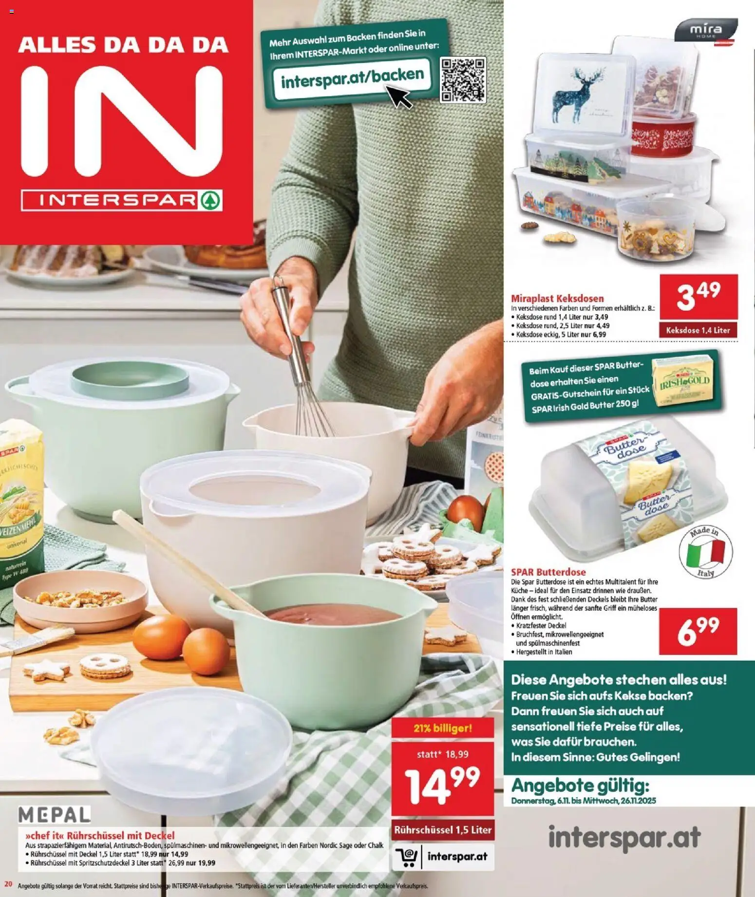 Interspar Flugblatt - Burgenland gültig ab 06.11.2025 | Seite: 21 | Produkte: Kekse, Butter