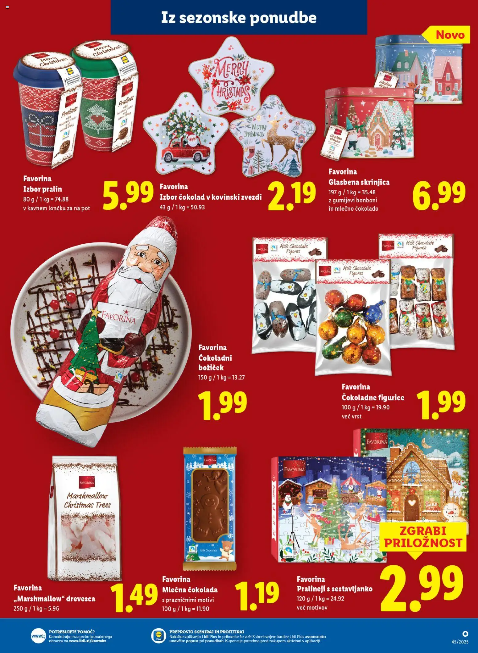 Novi Lidl katalog ponudbe – veljaven od 06.11.2025 | Stran: 7 | Izdelki: Bonboni, Cokolada