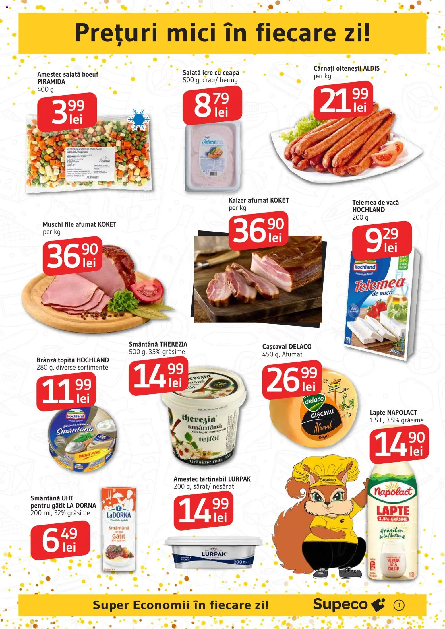 Noul catalog Supeco – valabil de la 27.12.2025 | Pagină: 3 | Produse: Kalem ucu, Brânză, Salată, Ceapă