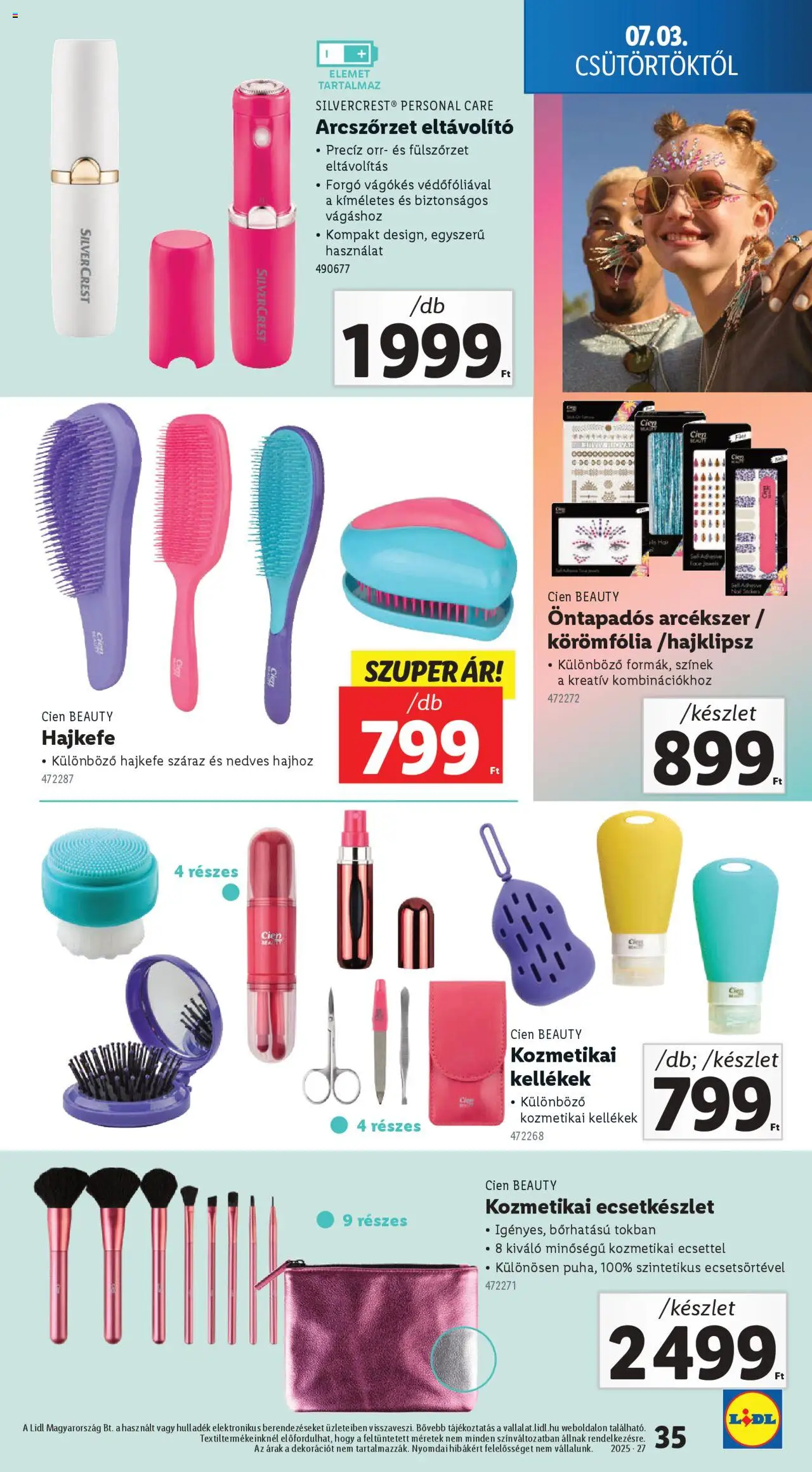 Lidl akciós ujság - amely érvényes a következő dátumtól: 03.07.2025 | Oldal: 35