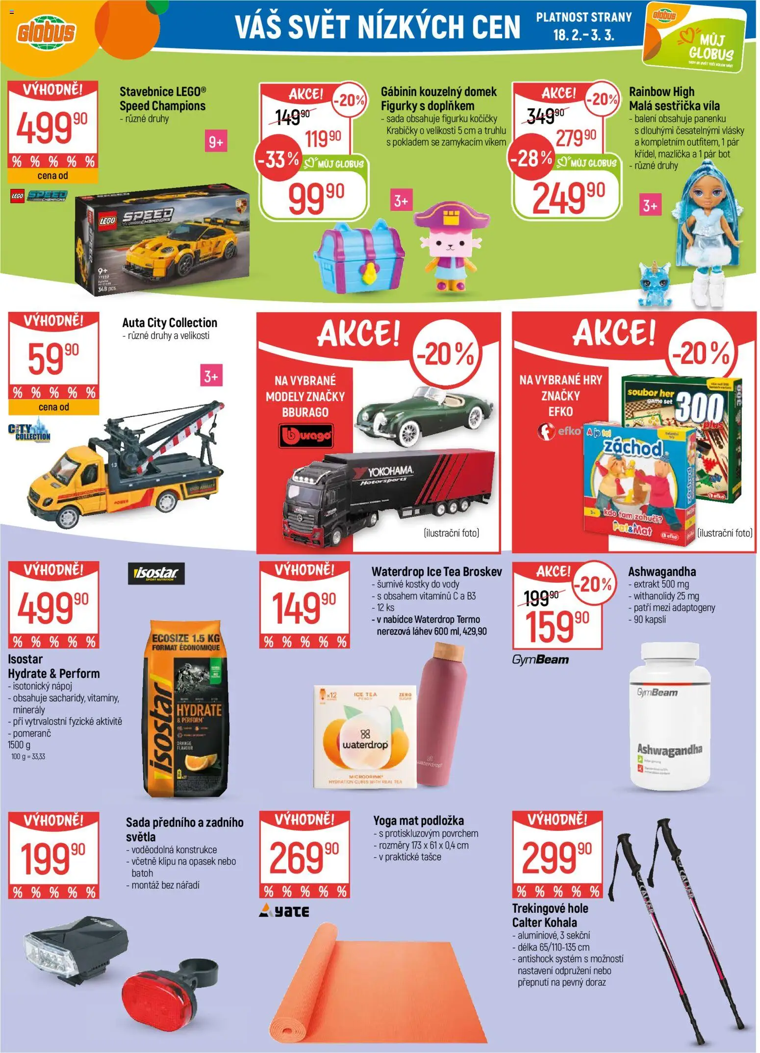 Globus leták - Havířov od 18.02.2026 | Strana: 33 | Produkty: Opasek, Stavebnice, Krabičky, Ice tea