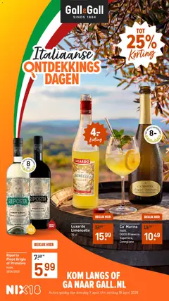 Gall en Gall folder - Voorbeeld van een folder van Gall en Gall, geldig van 07.04.2026