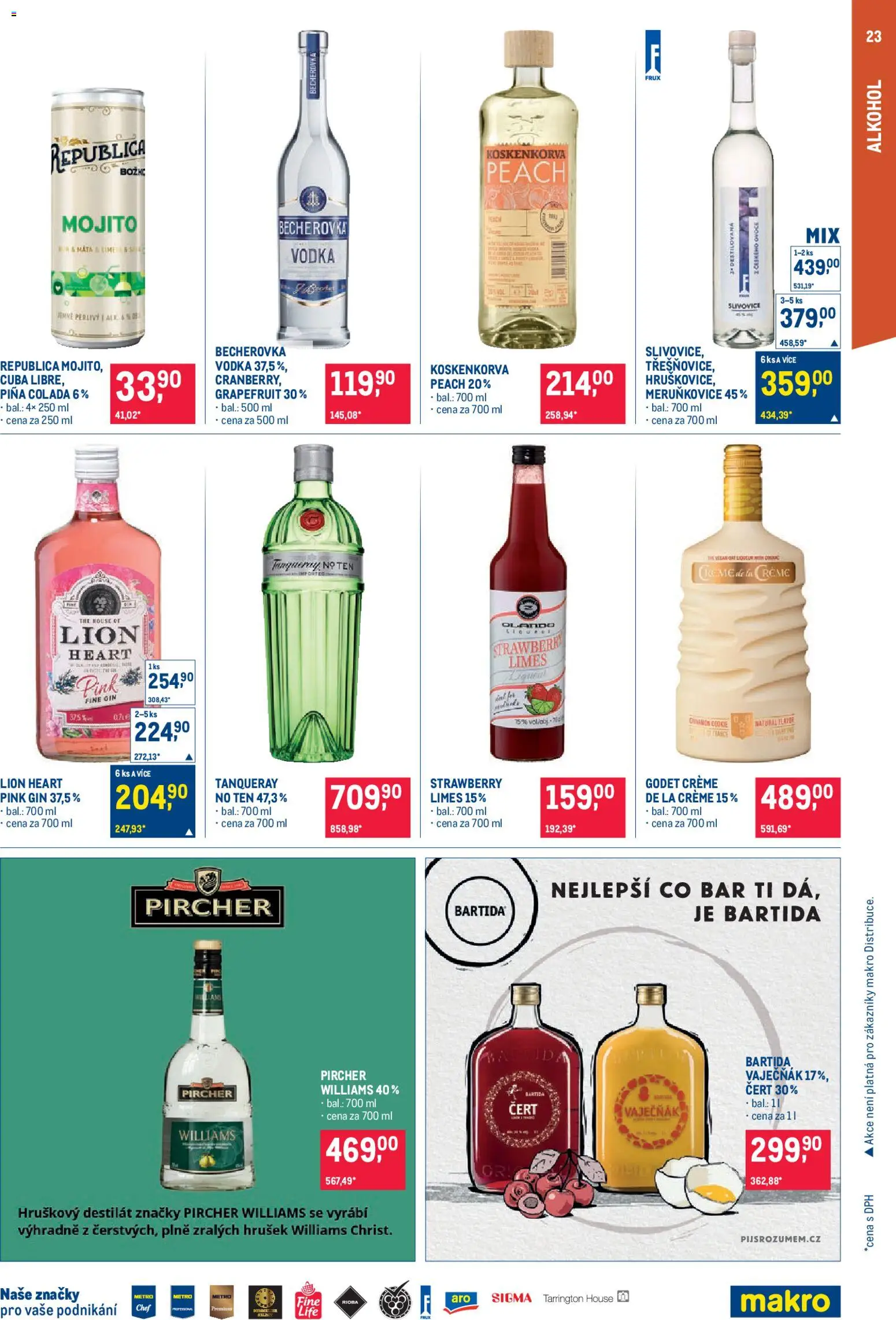 Makro leták - Pro milovníky jídla od 02.01.2026 | Strana: 23