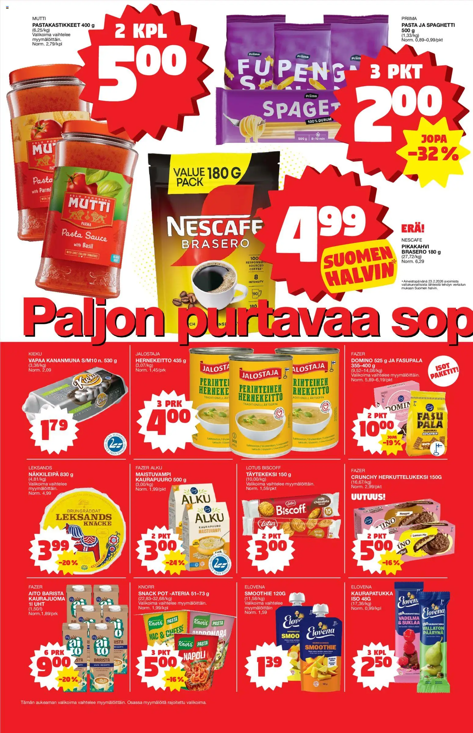 Tokmanni tarjoukset – voimassa 09.03.2026 alkaen | Sivu: 22 | Tuotteet: Kananmuna, Kaura, Suklaa, Hernekeitto