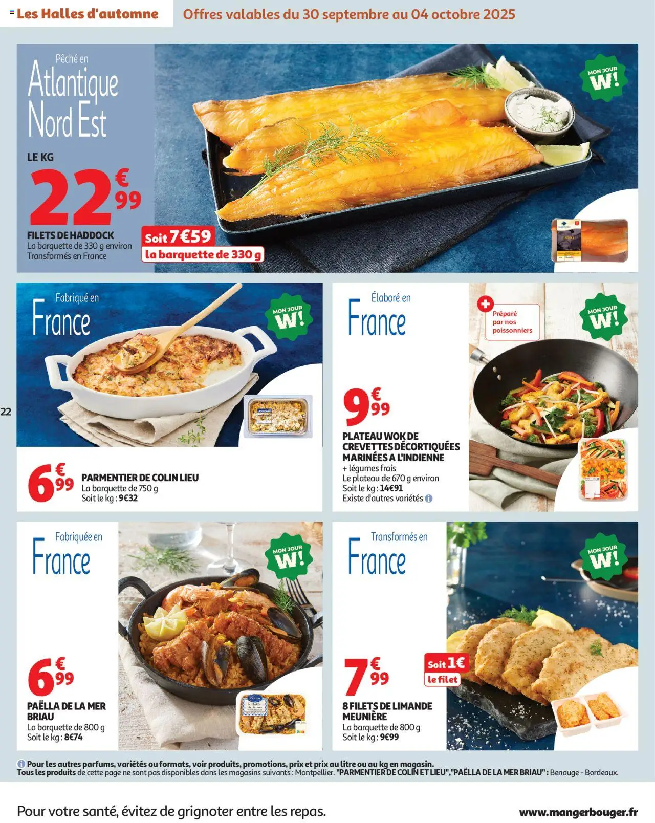 {H1} | Page: 22 | Produits: Pêche, Plateau, Crevettes