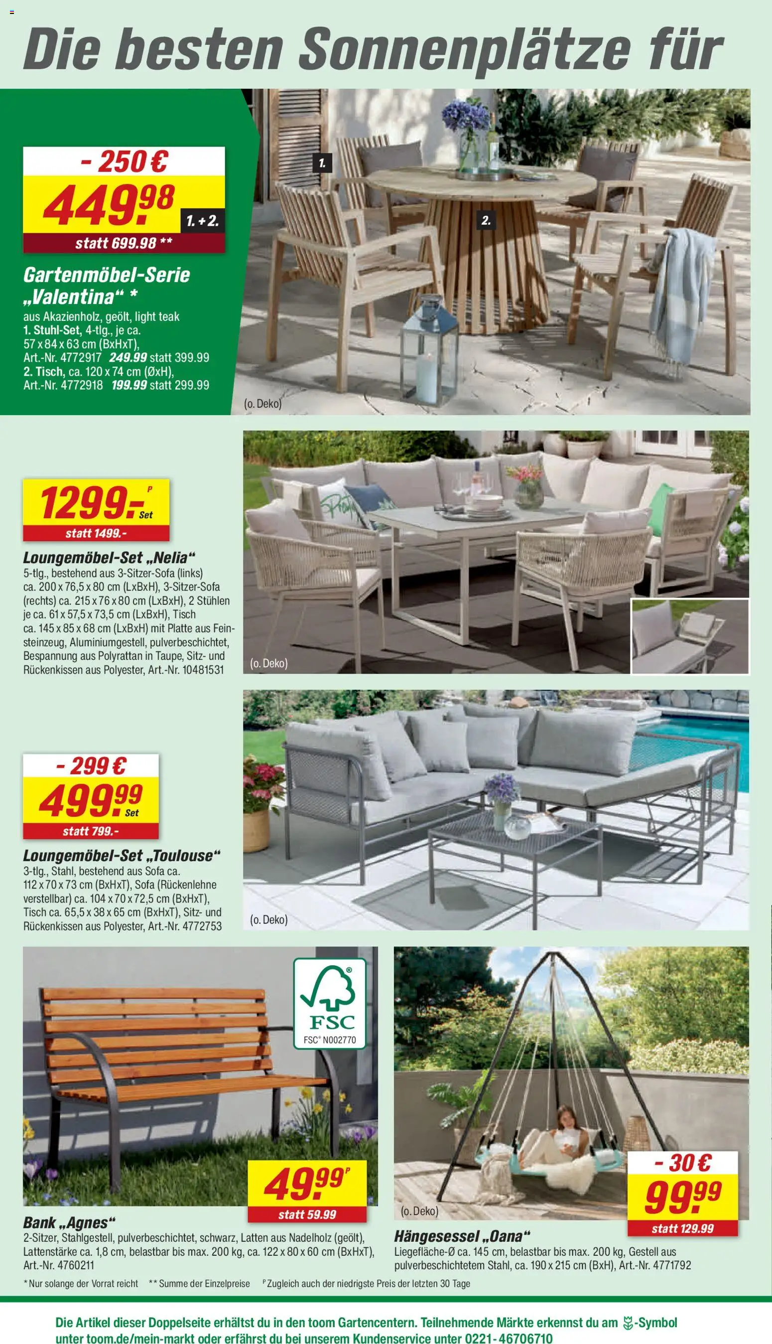 Toom Baumarkt Prospekt 	 – gültig ab 25.04.2026 | Seite: 16 | Produkte: Sofa, Tisch