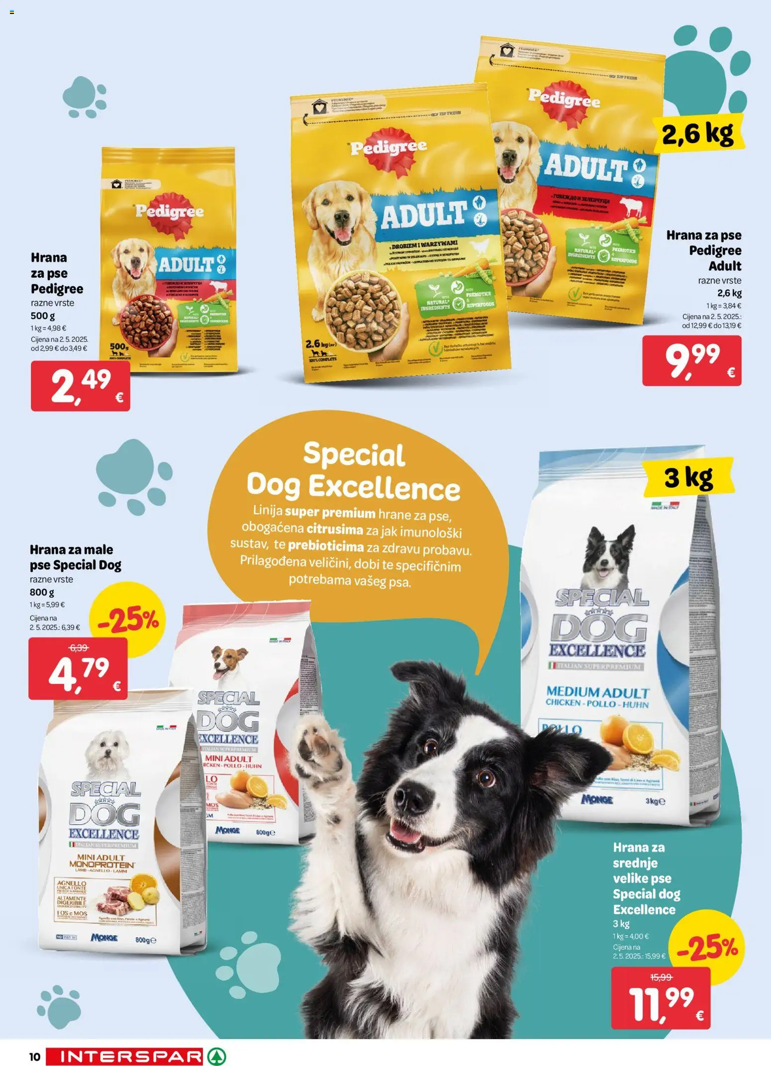 Interspar katalog | vrijedi od 19.11.2025 | Stranica: 10 | Proizvodi: Hrana za pse