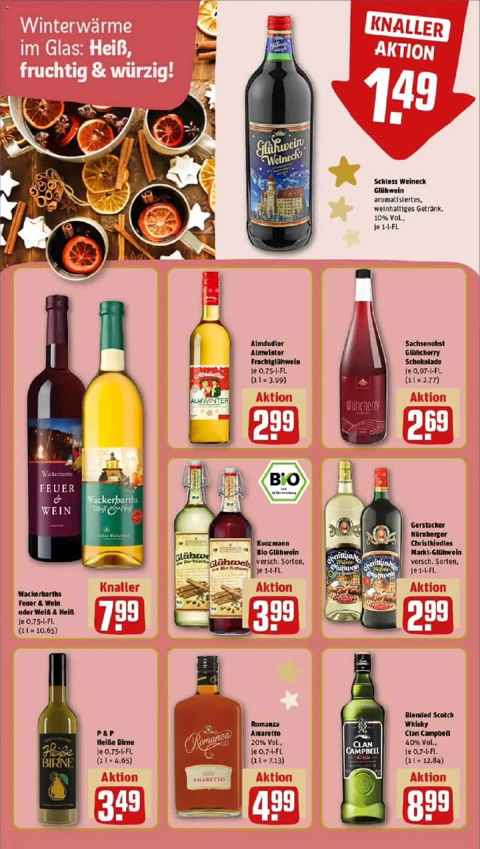 Rewe prospekt Berlin / Hansaviertel	 – gültig ab 23.11.2025 | Seite: 16 | Produkte: Whisky, Schokolade, Birne, Wein