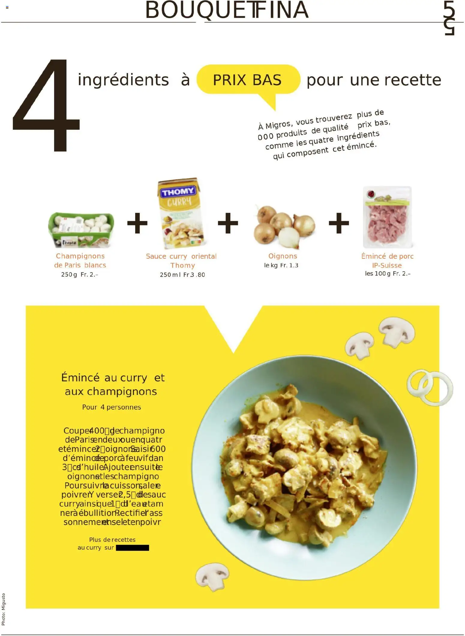Migros Magazin FR – gültig ab 27.10.2025 | Seite: 55 | Produkte: Champignons