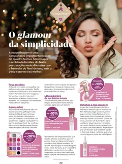 Pré-visualização Auchan - Vem aí o Natal válido de 06.11.2025 | Página: 70 | Produtos: Iluminador, Pratos, Batom, Primer