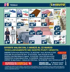 Anteprima del volantino Cossuto volantino valido a partire dal 05.03.2026 | Pagina: 12 | Prodotti: Stevia, Cocco, Lenzuola, Terra