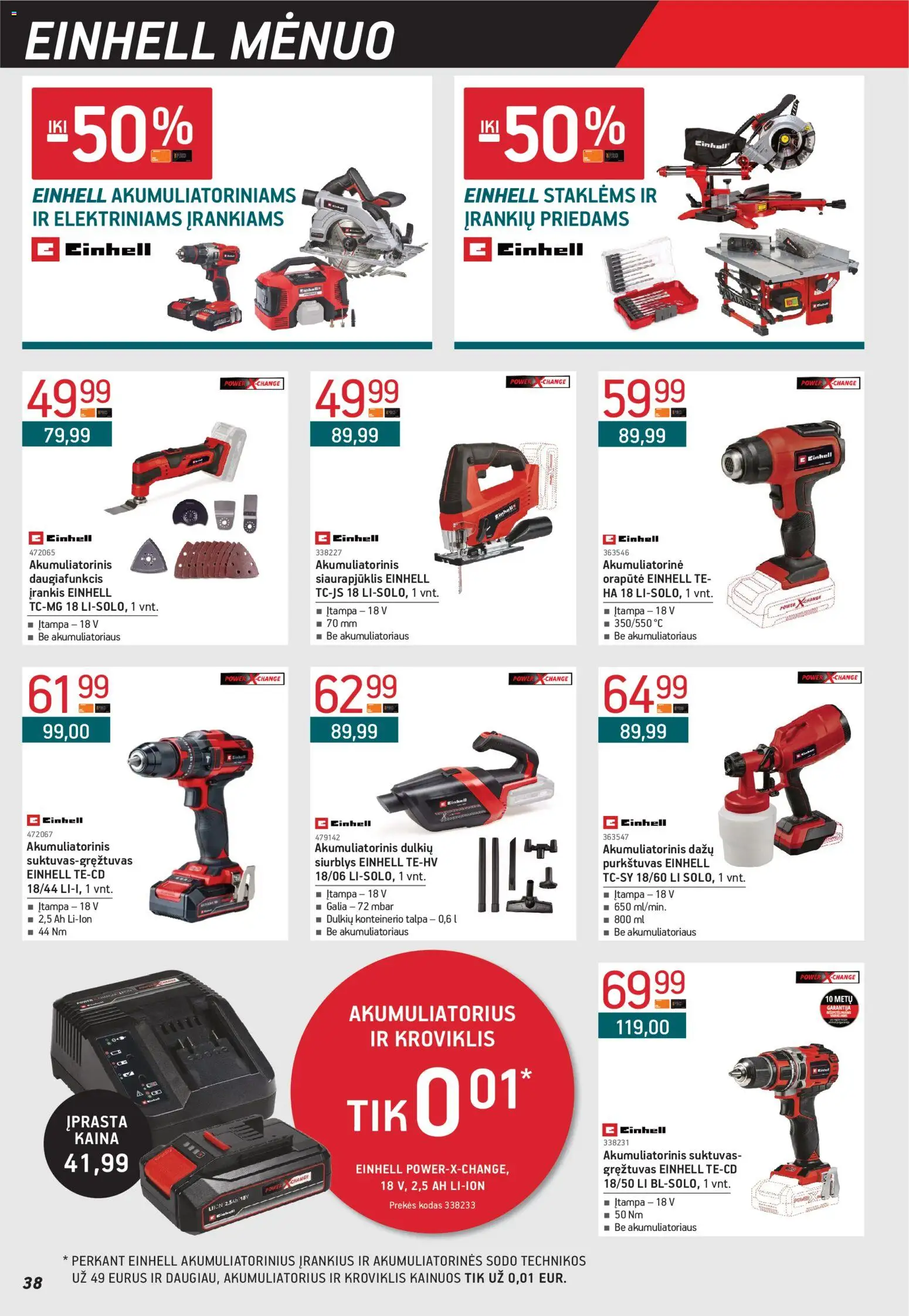 ERMITAŽAS akcijos nuo 02.02.2026 | Puslapis: 38 | Prekių: Akumuliatorius