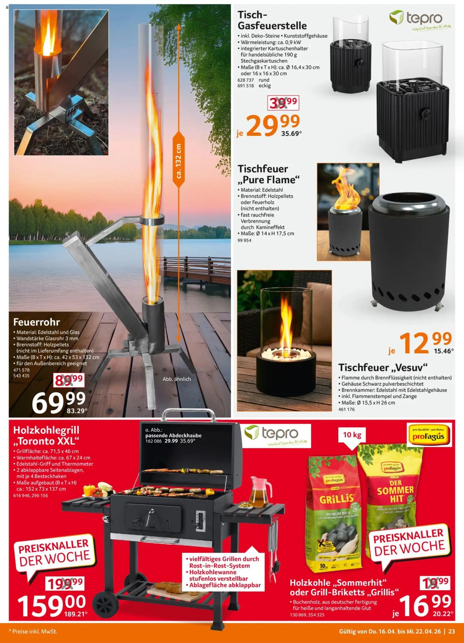 Selgros Non Food – gültig ab 16.04.2026 | Seite: 23 | Produkte: Thermometer, Tisch