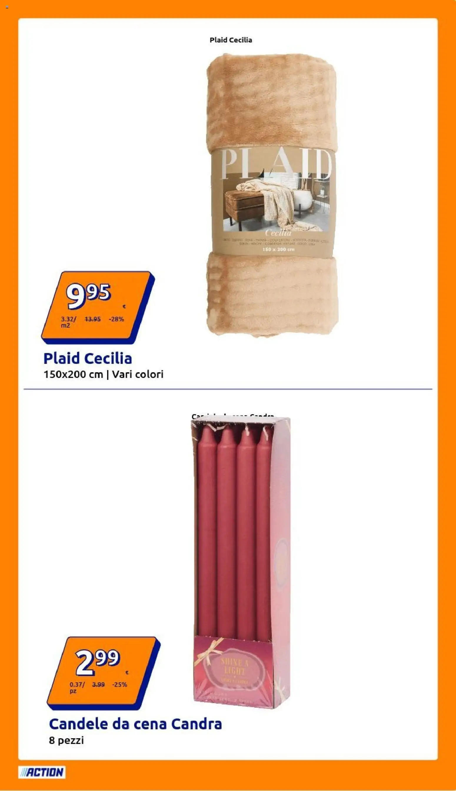 Volantino Action del 10.12.2025 | Pagina: 5 | Prodotti: Plaid