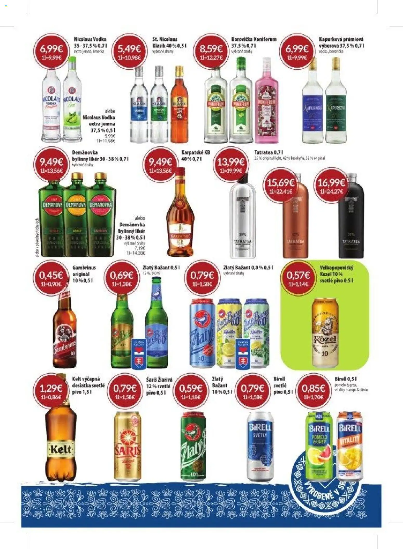 Nové KARMEN CBA akcie – leták je platný od 05.03.2026 | Strana: 7 | Produkty: Pivo, Birell, Kelt, Šariš