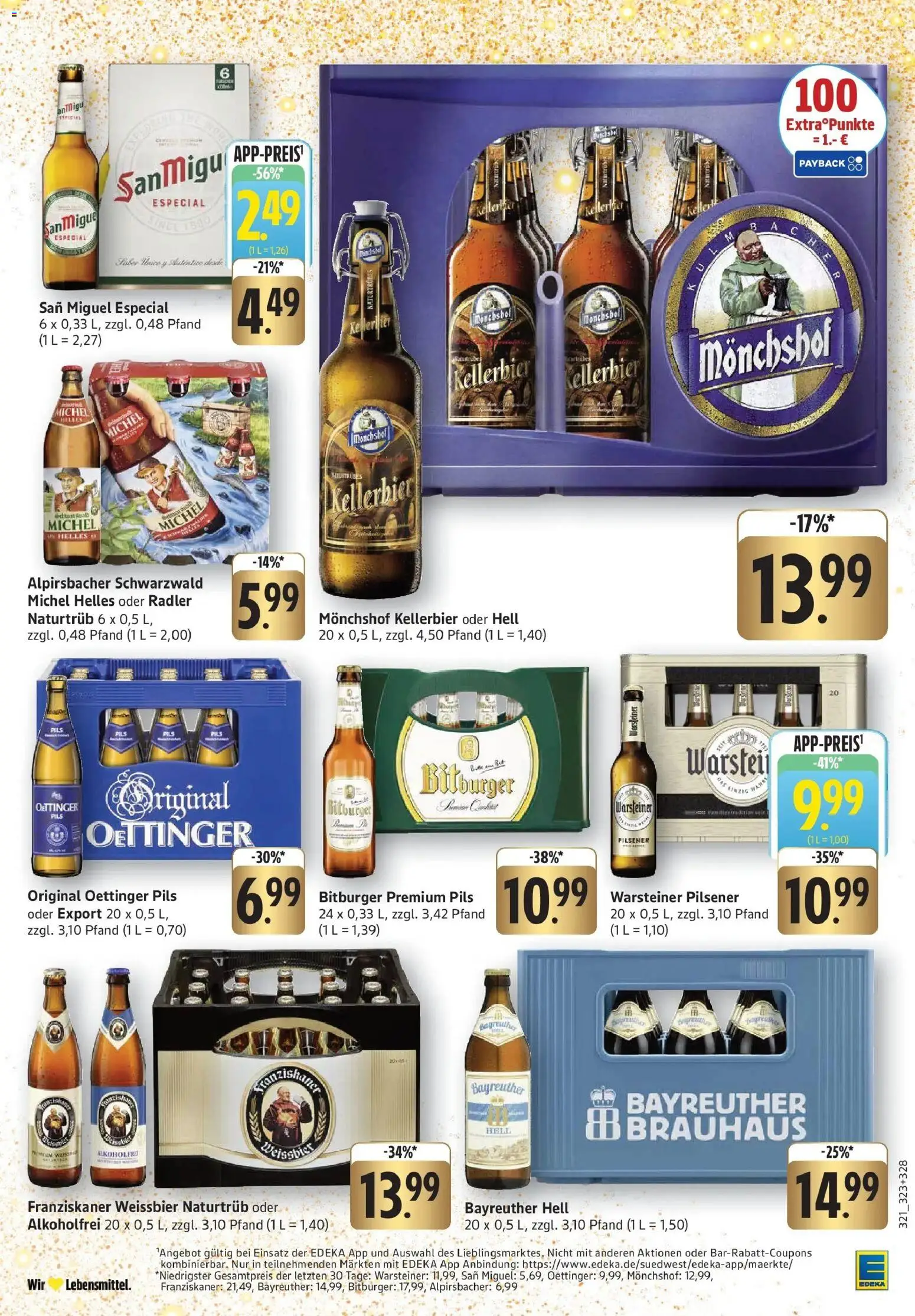 Edeka prospekt Bad Camberg	 – gültig ab 08.12.2025 | Seite: 27 | Produkte: Monchshof, Franziskaner, Pils, Oettinger