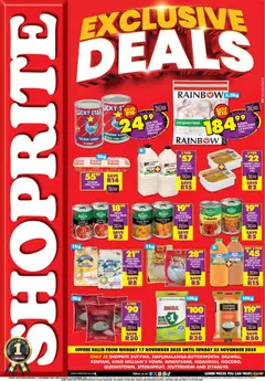 Shoprite specials catalogue – valid from 17.11.2025