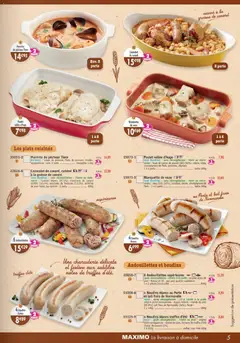Maximo - Prévisualisation de Maximo catalogue valide à partir de 24.12.2025 | Page: 5 | Produits: Four, Poêle, Viande, Oignons