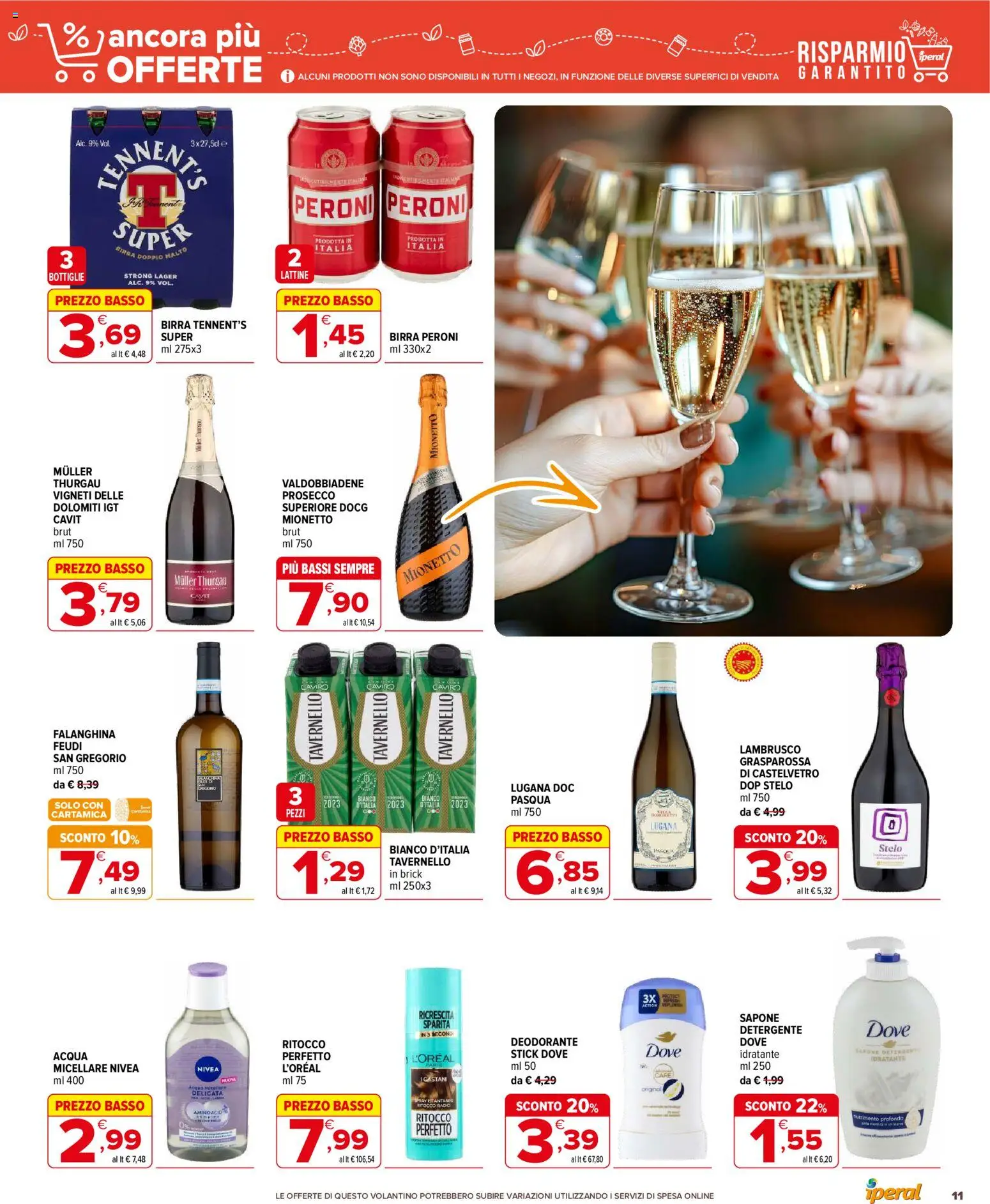 Volantino Iperal del 03.01.2026 | Pagina: 11 | Prodotti: Sapone, Pane, Deodorante, Detergente
