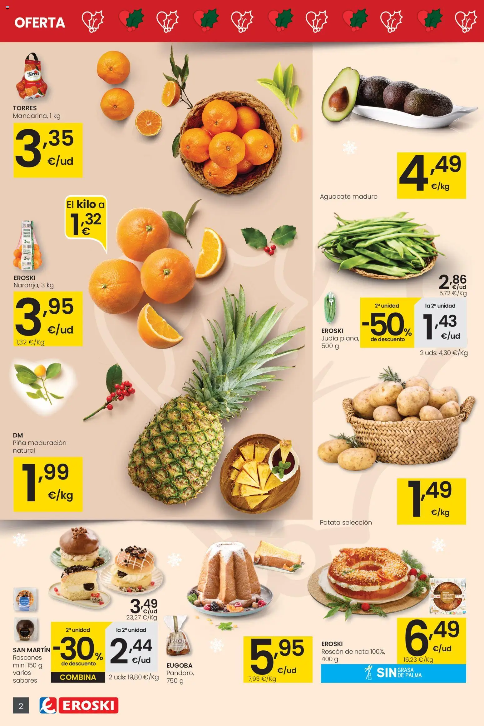 Eroski - Ofertón Navidad Aliprox │ válido desde el 27.11.2025 | Página: 2 | Productos: Piña