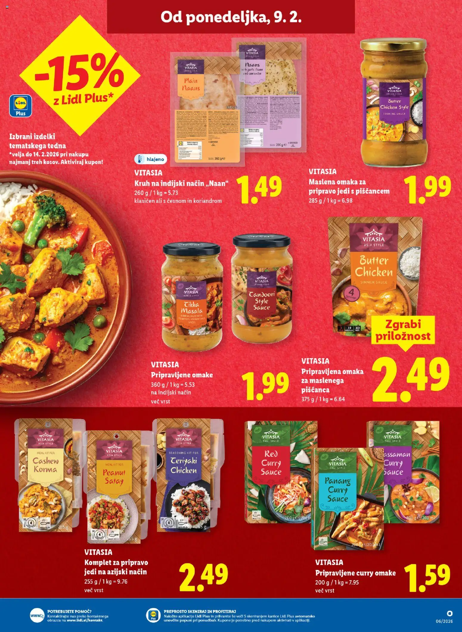 Novi Lidl katalog ponudbe – veljaven od 05.02.2026 | Stran: 43 | Izdelki: Kruh, Omaka