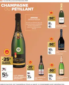Carrefour - Prévisualisation de Carrefour Cave : vins, alcools et spiriteux valide à partir de 16.12.2025 | Page: 22 | Produits: Crémant, Pommes, Tarte aux pommes, Crémant d'alsace