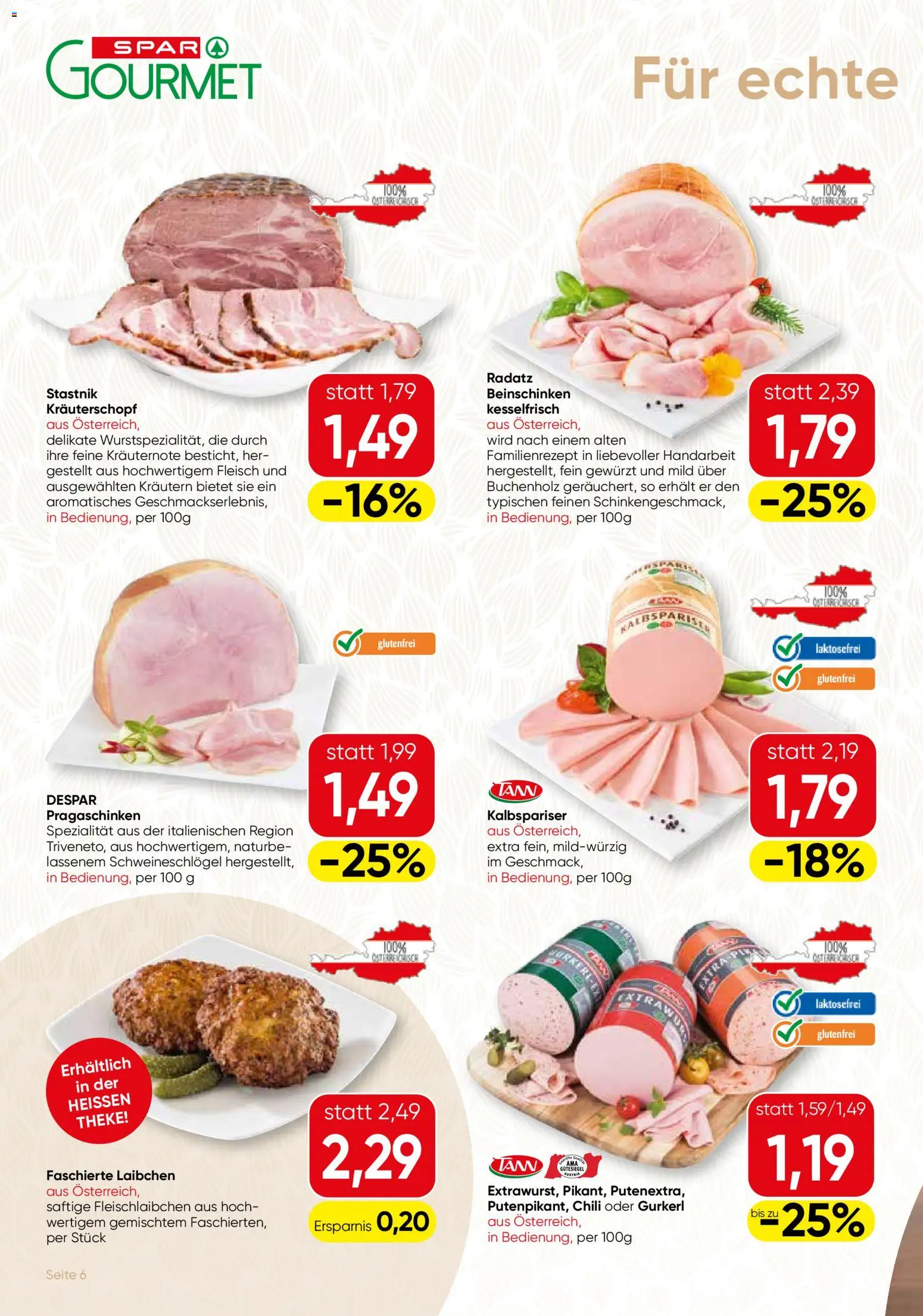 SPAR Gourmet Flugblatt gültig ab 15.01.2026 | Seite: 6 | Produkte: Chili