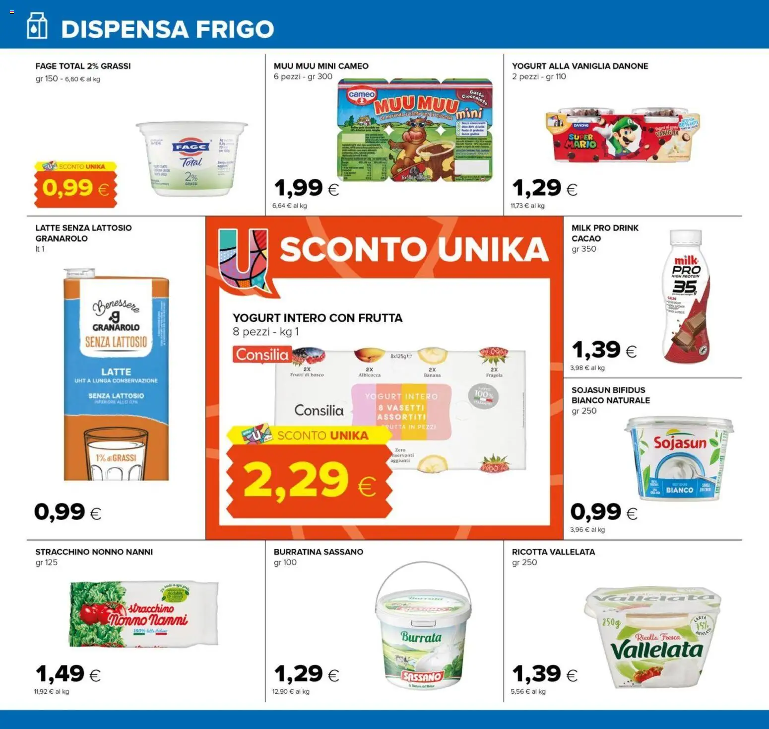 Volantino Tigre del 26.02.2026 | Pagina: 12 | Prodotti: Yogurt, Latte senza lattosio, Cacao, Burrata