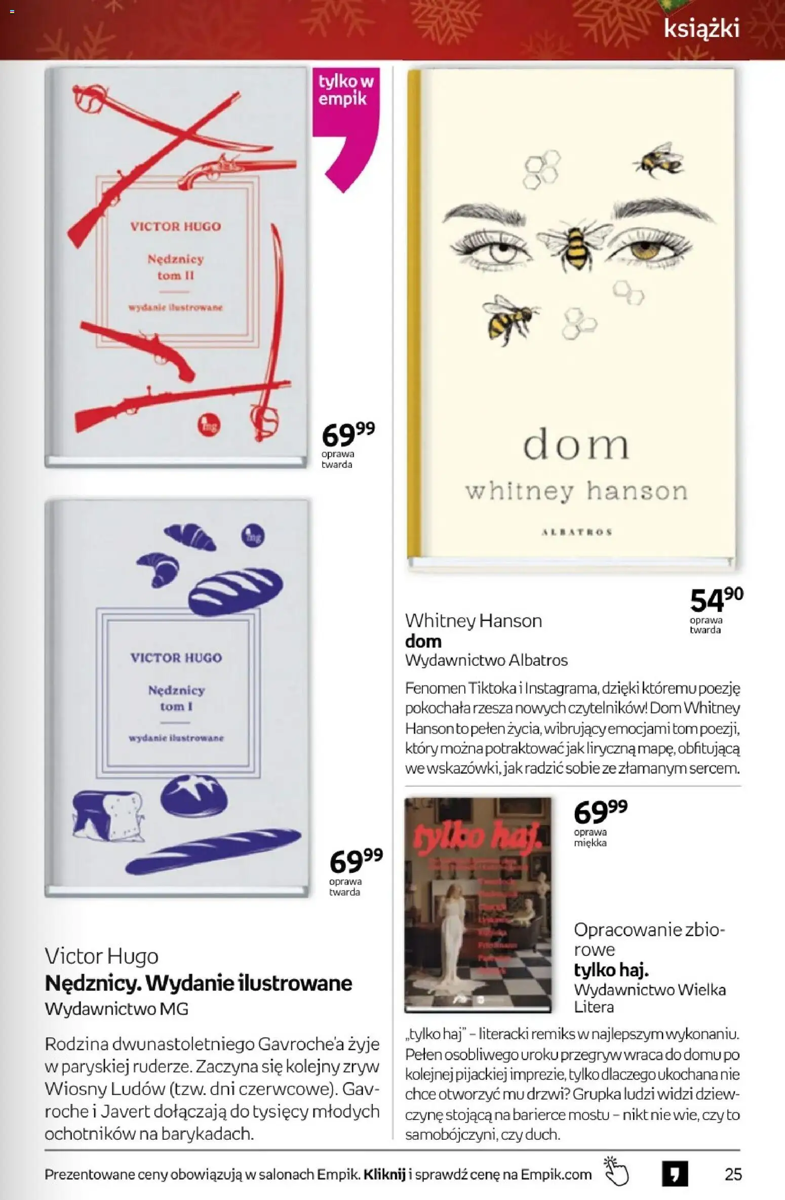 Empik promocje - Tom kultury Książki od 10.12.2025 | Strona: 25 | Produkty: Książki