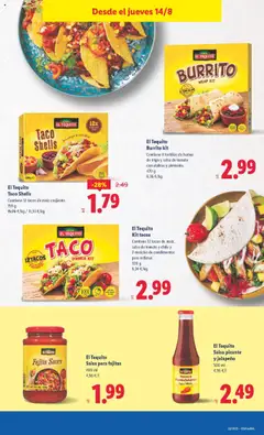 Lidl catálogo MAD │ válido desde el 11.08.2025 | Página: 25 | Productos: Salsa de tomate, Tacos, Té