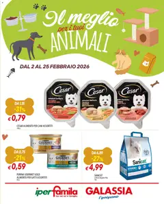 Anteprima del volantino Galassia Animali catalogo valido a partire dal 02.02.2026