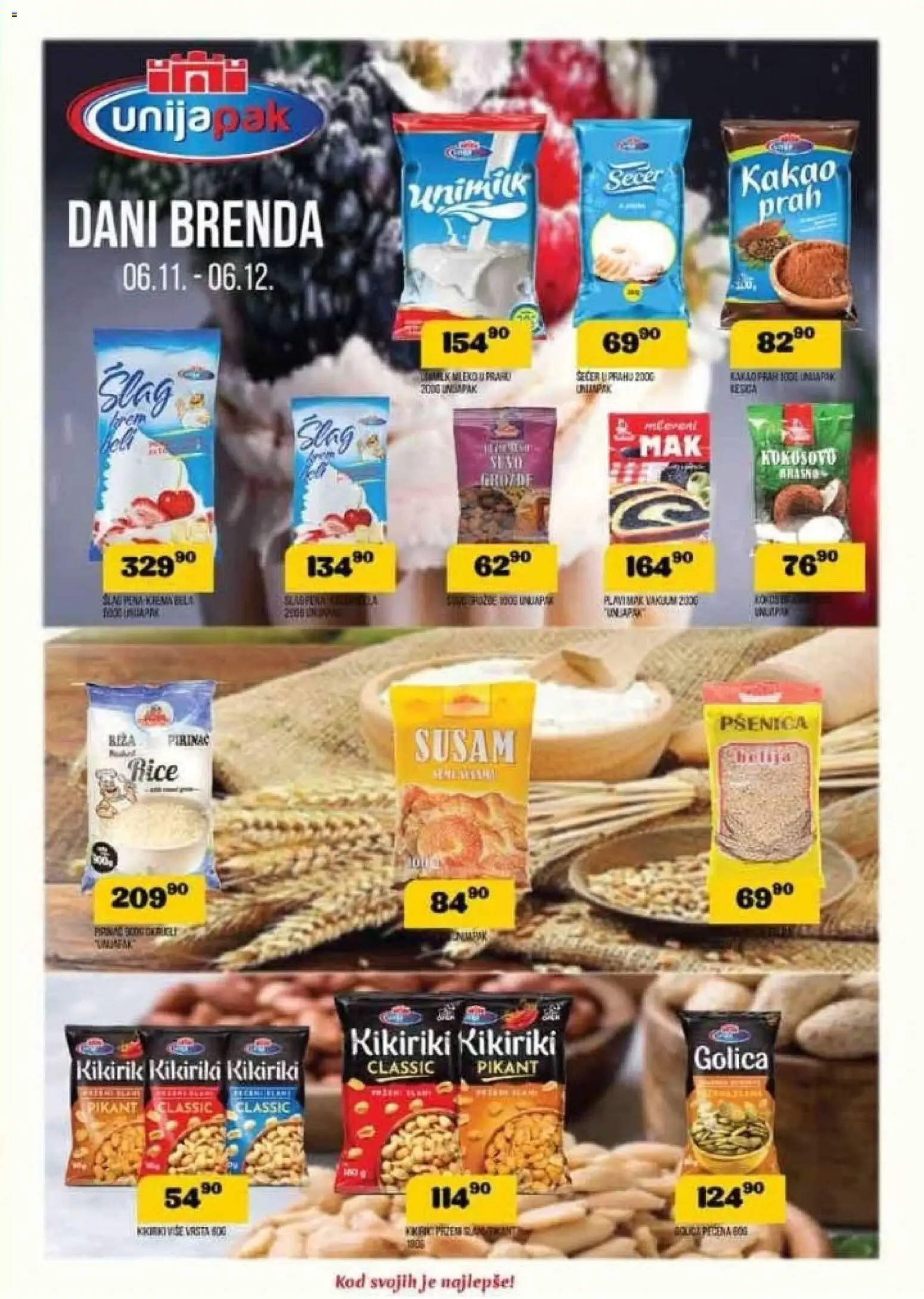 VP Dima katalog - važi od 20.11.2025 | Strana: 9 | Proizvode: Šlag, Kikiriki, Mleko, Pirinač