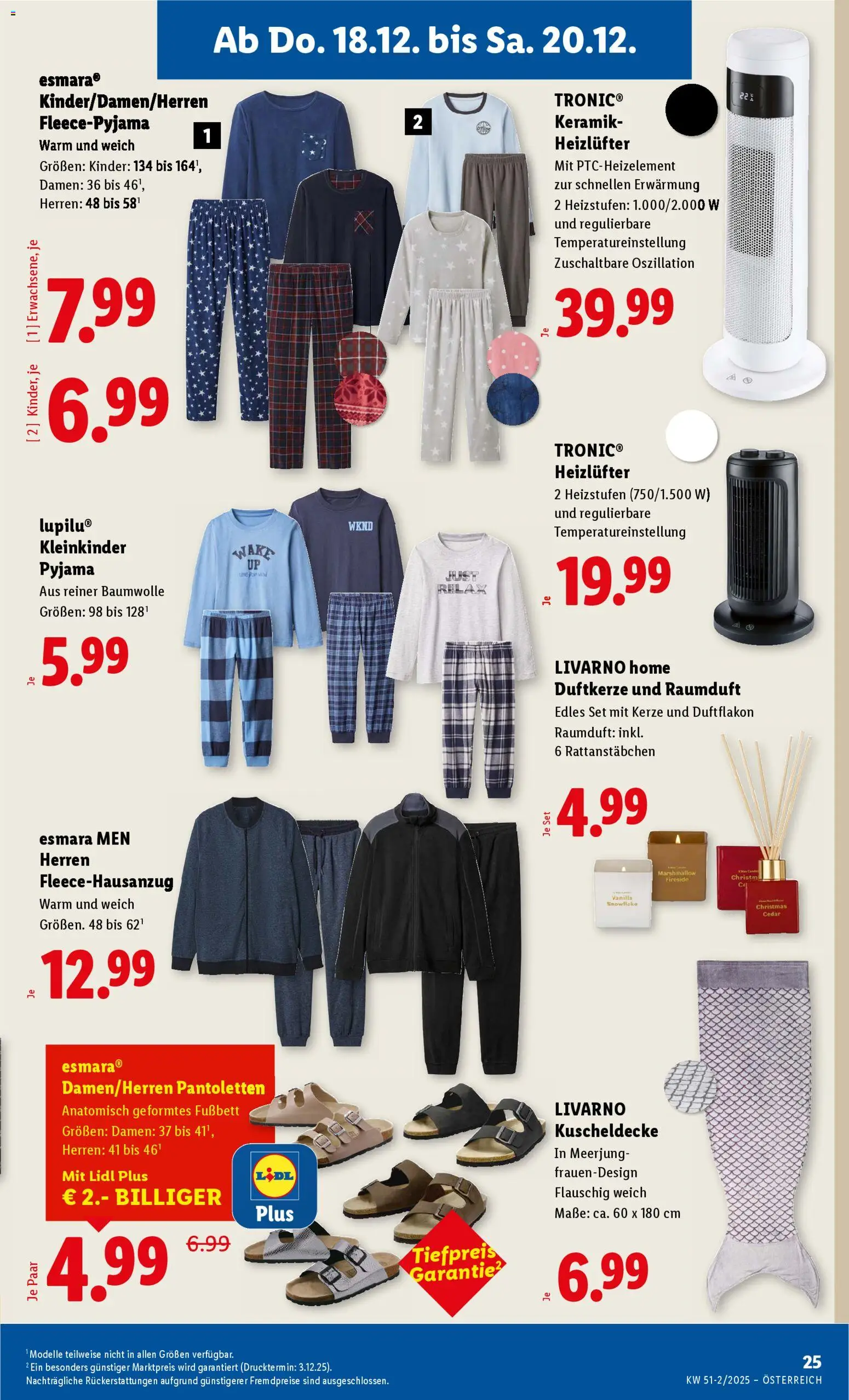 Lidl Flugblatt gültig ab 18.12.2025 | Seite: 27 | Produkte: Pyjama