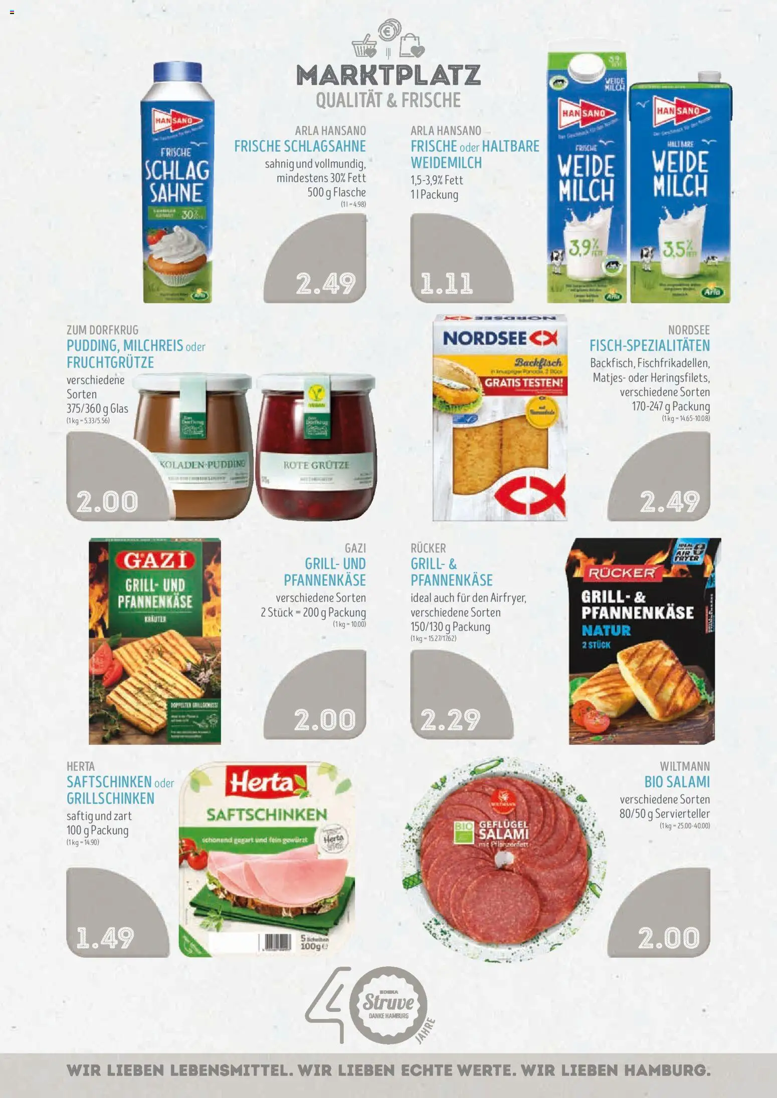 Edeka Struve Prospekt 	 – gültig ab 20.04.2026 | Seite: 9 | Produkte: Schlagsahne, Milch, Pudding, Sahne